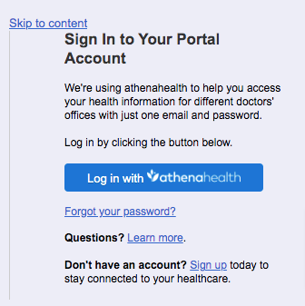 SMG Patient Portal Login