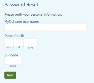 Ochsner Patient Portal Login Forgot Passwords