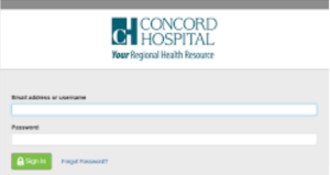 Concord-Hospital-Patient-Portal-Login