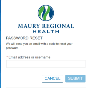 Maury Regional Patient Portal Login Forgot Password