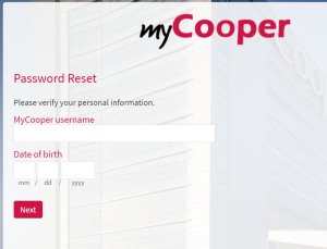 Cooper Patient Portal Login Forgot Password