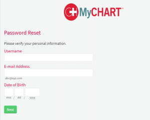 GHC Patient Portal Login Forgot Password