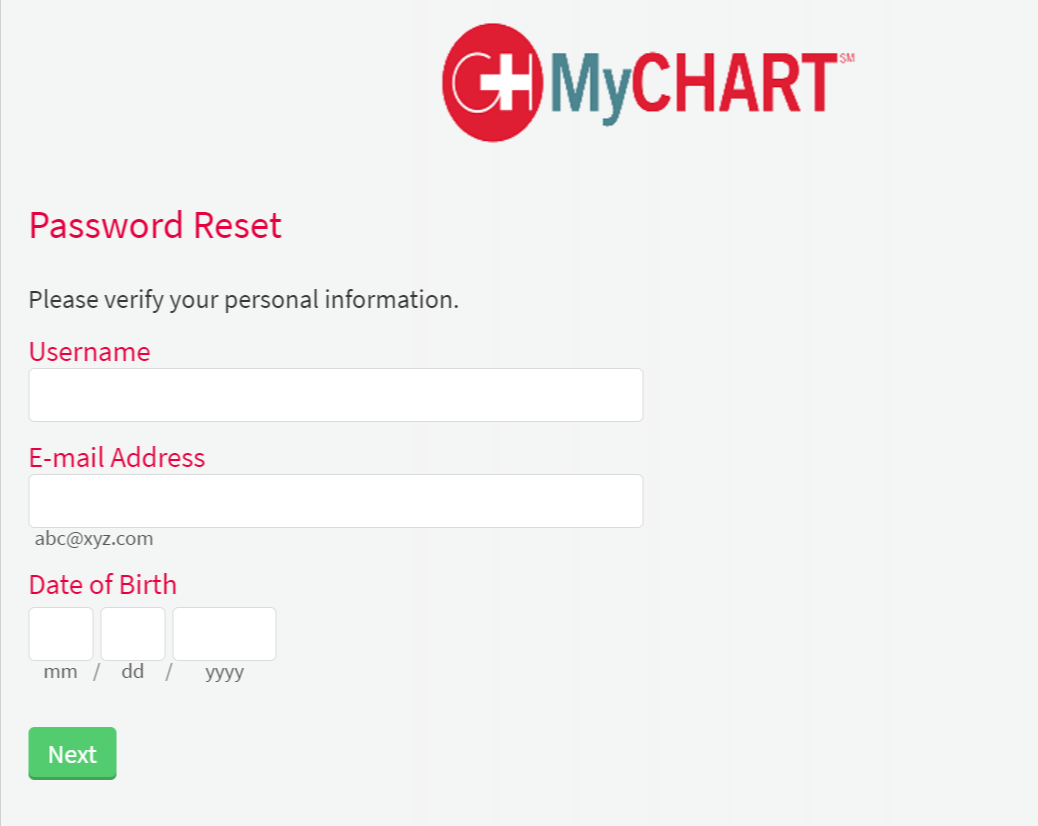 GHC Patient Portal Login