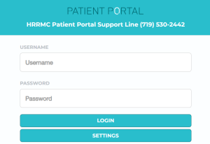HRRMC Patient Portal Login