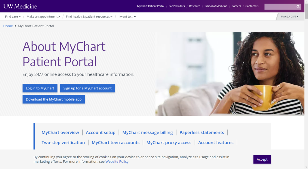 UW Medicine MyChart Patient Portal