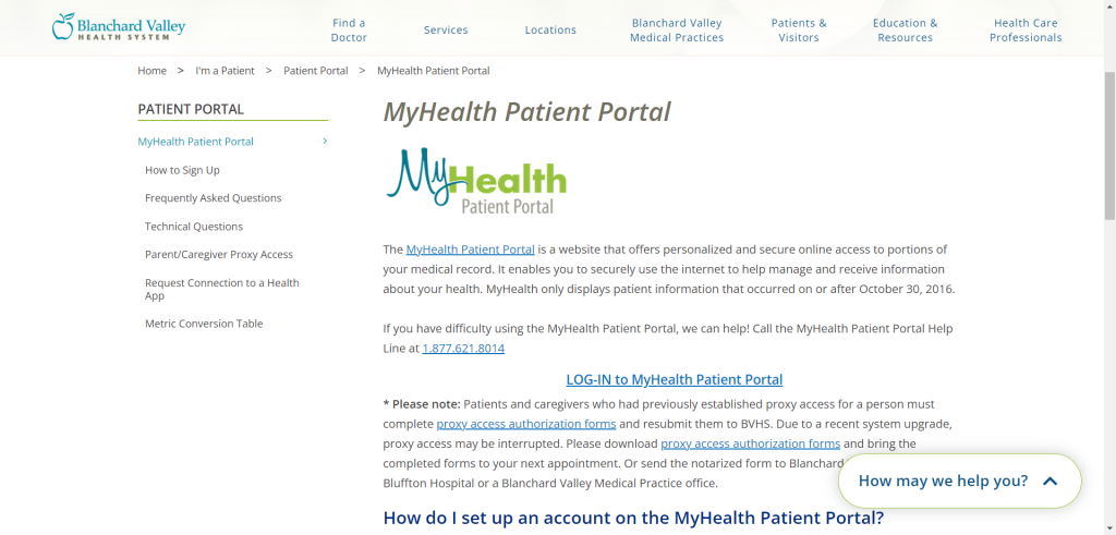 MyHealth Patient Portal